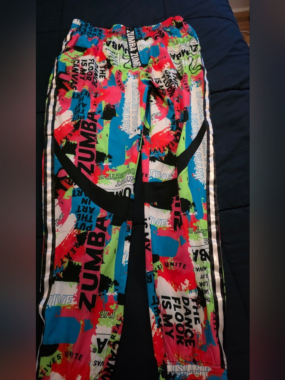 Zumba Track Pants Sz L Nwot